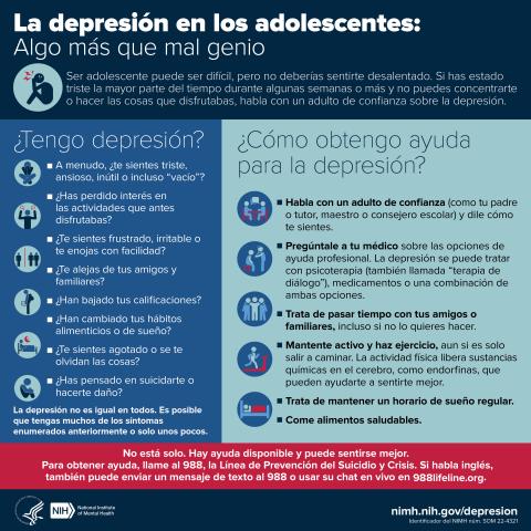 La depresión en los adolescentes: Algo más que mal genio